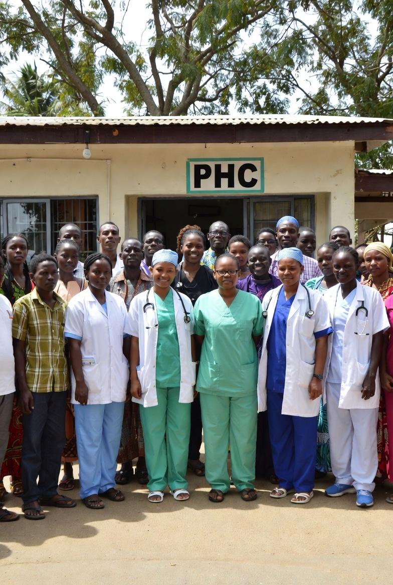 Healthcare workers serving the community